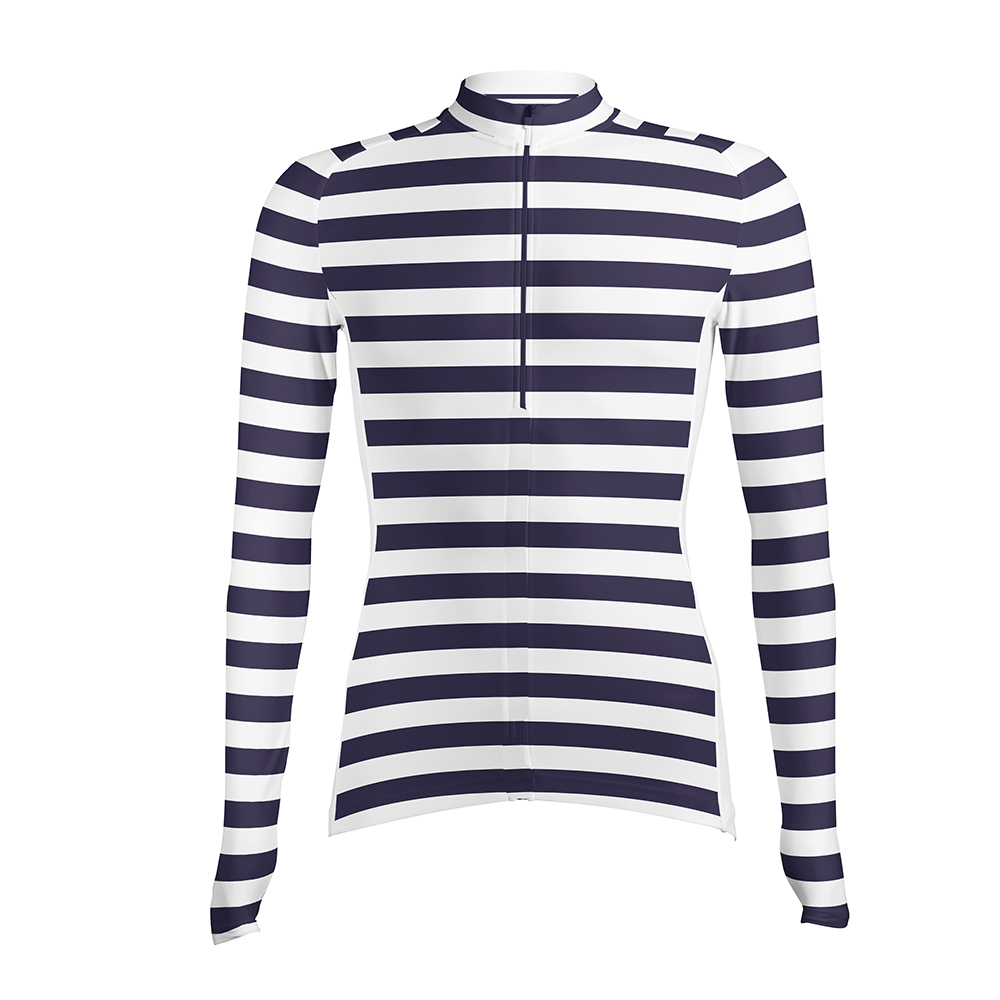 Striped Technical Half Zip
