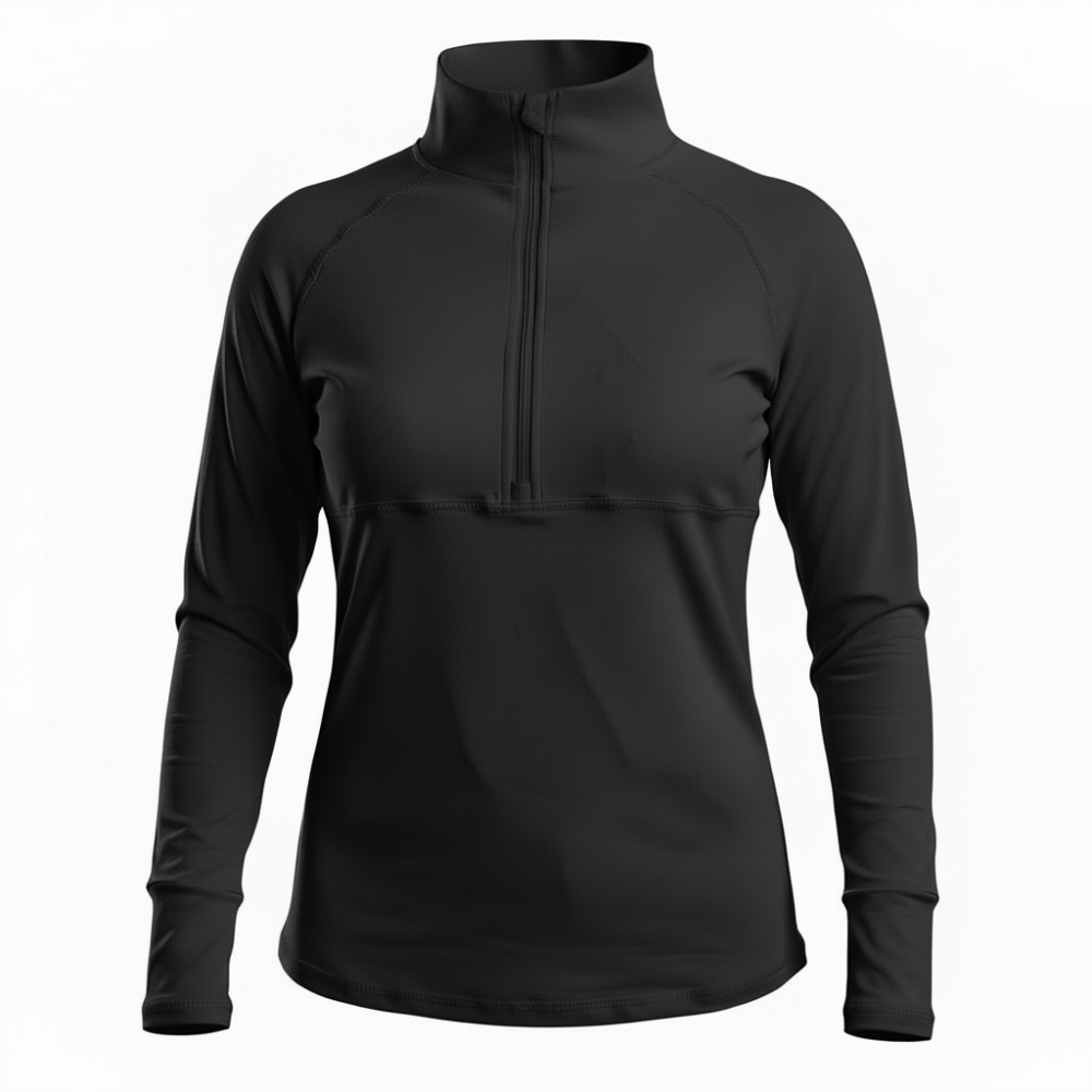 Black/Silver Technical Half Zip