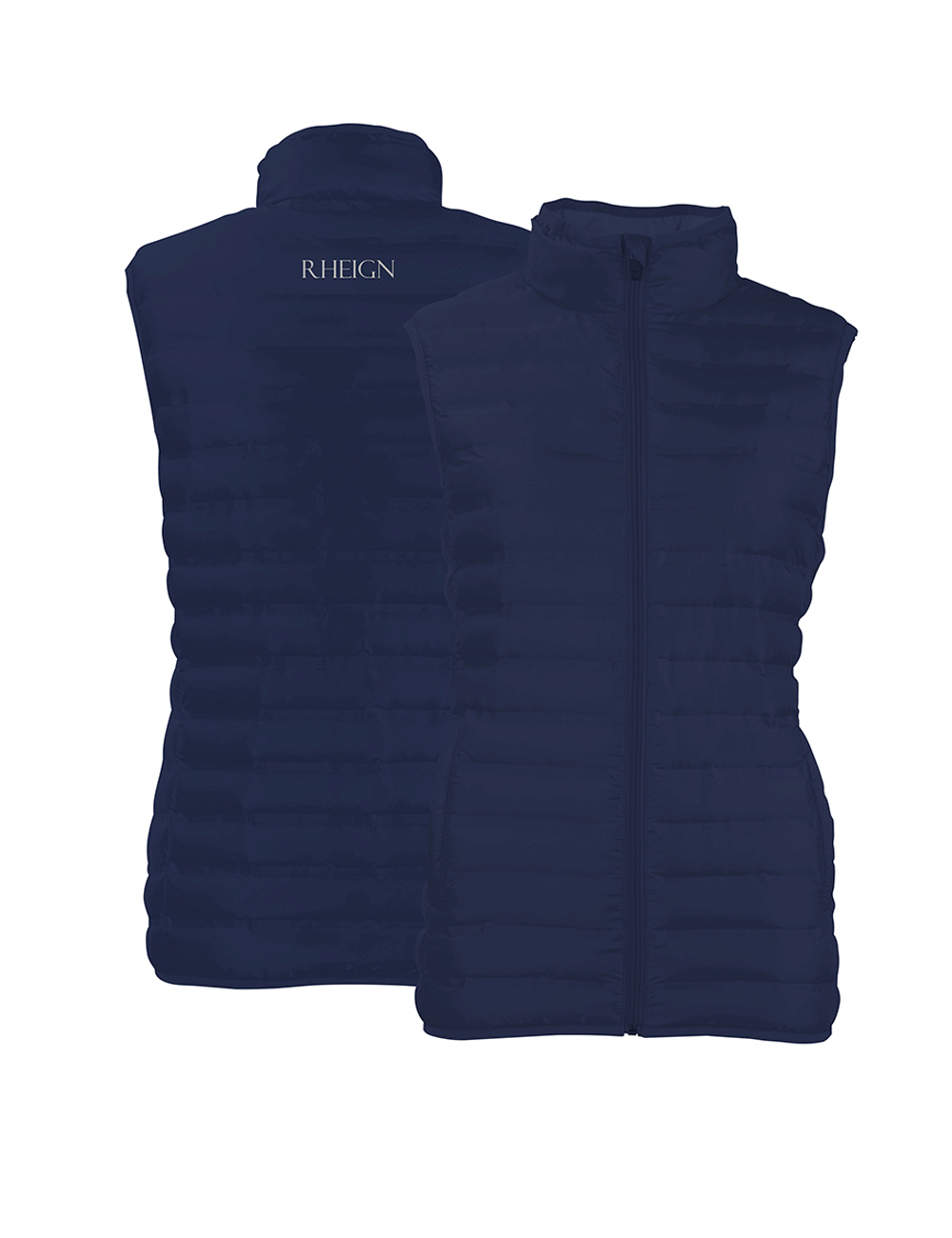 Navy Down Gilet