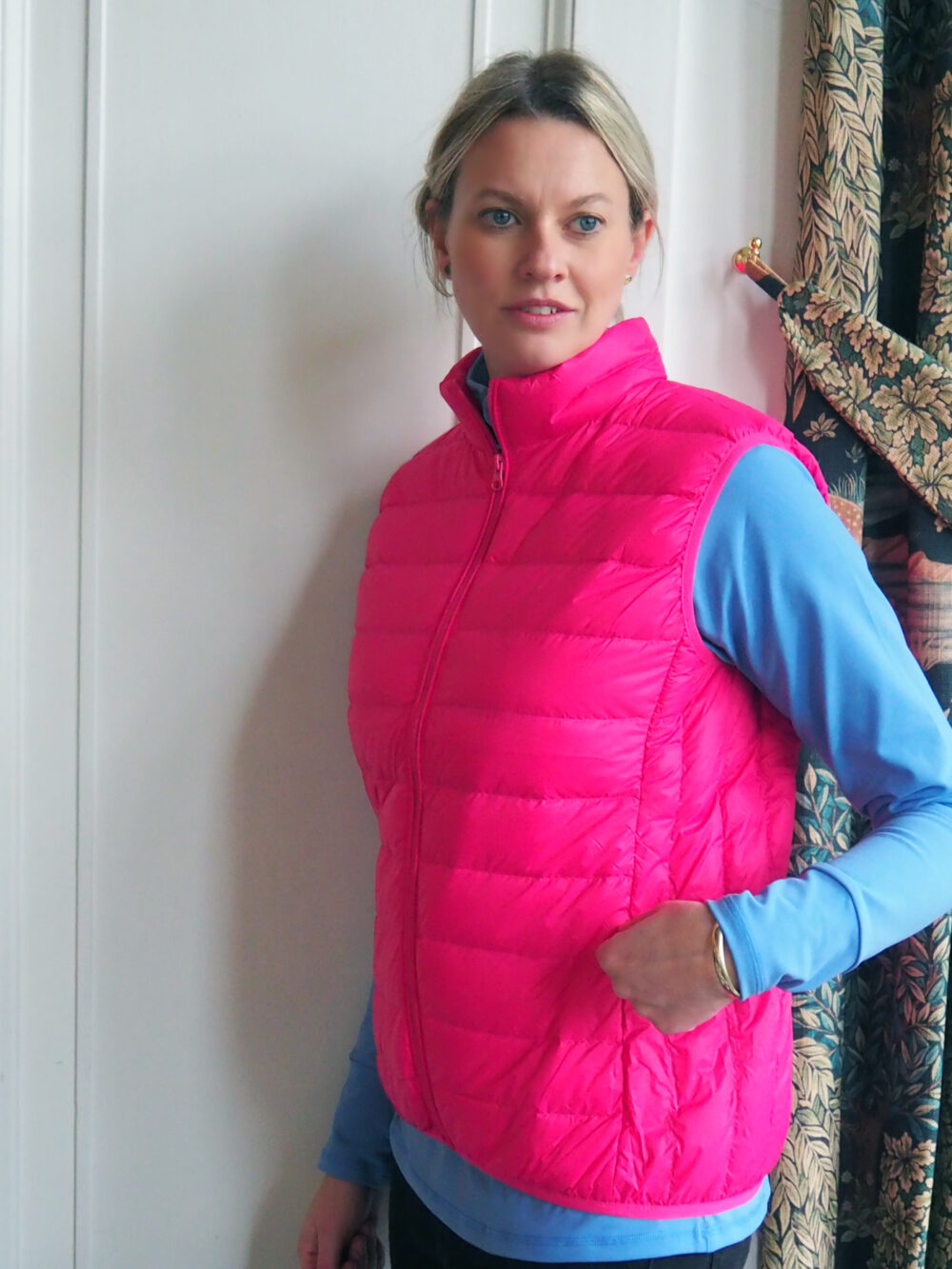 Bright Pink Down Gilet