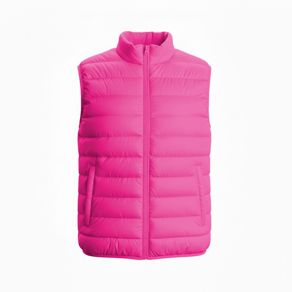 Bright Pink Down Gilet