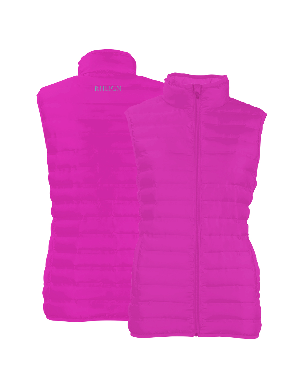 Bright Pink Down Gilet