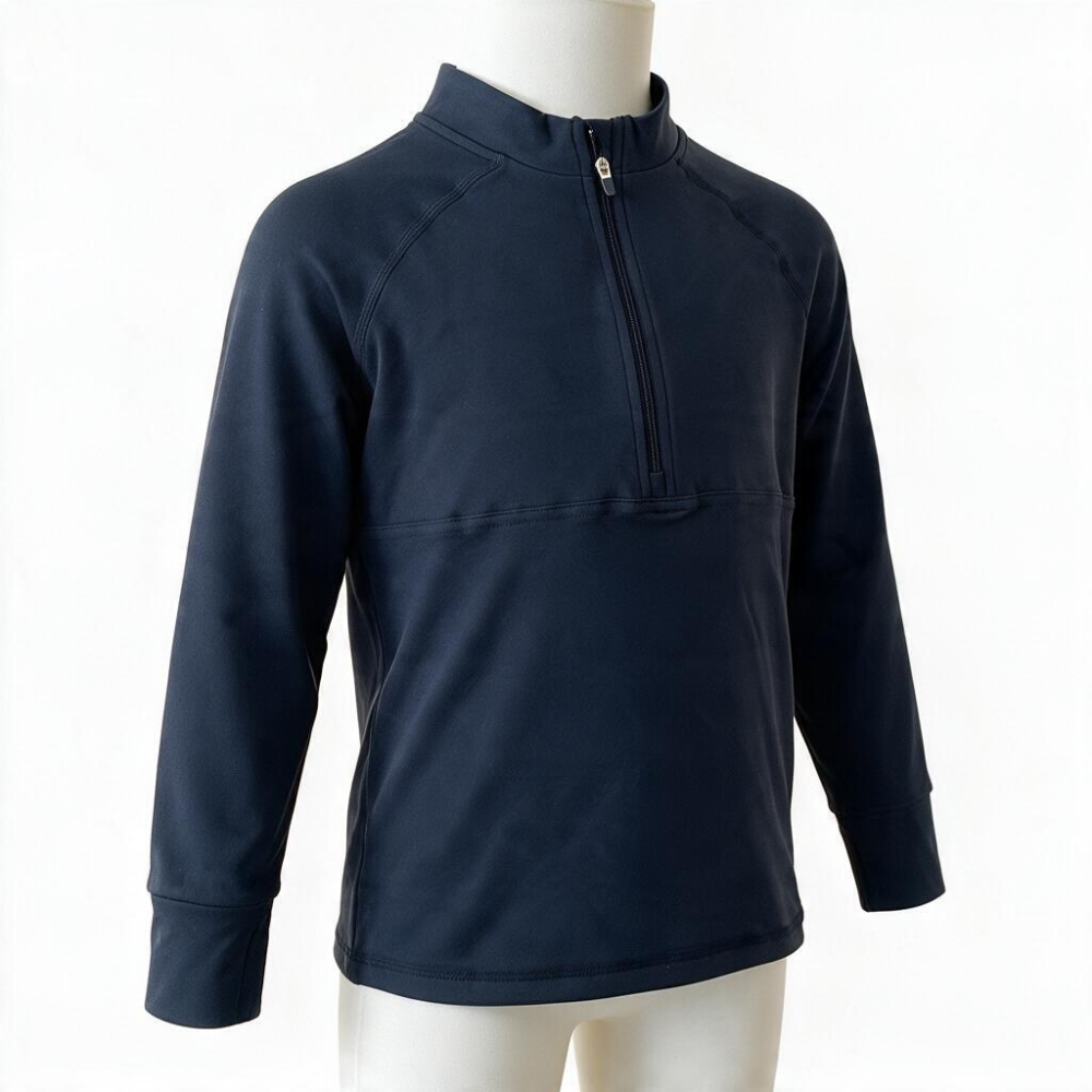Kids' Little Rheign Navy Half Zip