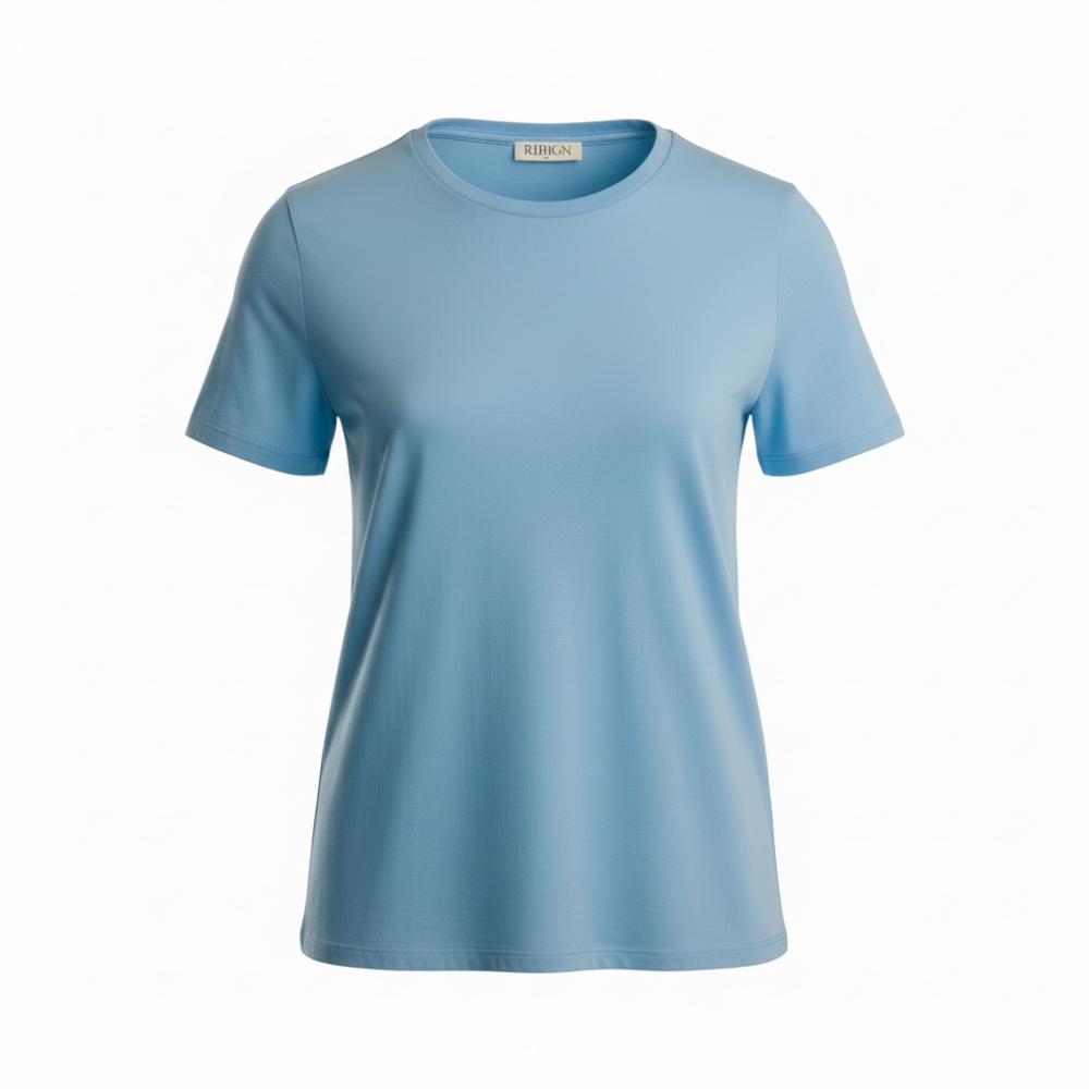 Classic Cotton Tee Cornflour Blue