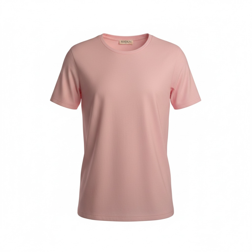 Classic Cotton Tee Pale Pink